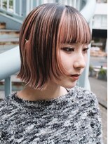 ドゥーア 代官山(Door) #顔まわりレイヤー#ぱつっとボブ#アンブレラカラー