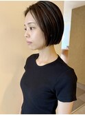 切りっぱなしボブ