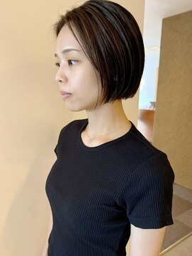 トップヘアスパアンドリゾート 鳴海(TOP HAIR spa&resort) 切りっぱなしボブ