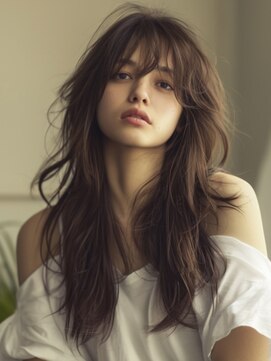 アルトリスト(Altruist Aging×HAIR&SPA) ★ダークアッシュ大人ガーリーボブ着物ミディアムレイヤーカット