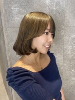 ピークアブー 原宿ハラカド(PEEK-A-BOO) 横顔美人!オリーブベージュのタンバルモリボブ