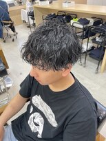 ニコフクオカヘアーメイク(NIKO Fukuoka Hair Make)&nbsp;福岡天神/メンズカット/波巻きパーマ/ツイストスパイラルパーマ