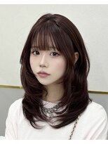 シーテメゾン(Ciete Maison)&nbsp;ピンクレッド×ミディアムハイレイヤー