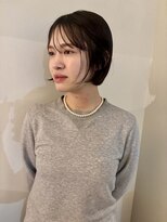 カシ 中目黒(CASI)&nbsp;ぱらっと薄めバングとミニボブ