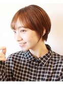 【 Ｉ. 】30代からの襟足すっきり前下がりショートボブ　川口