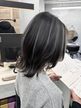 コントラストハイライトｘミディアムレイヤー