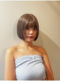 顔まわりレイヤーボブ/ミニボブ／川崎
