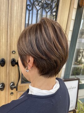 チョコレート(chocolate) 髪質改善大人可愛い20代30代40代50代マッシュショート