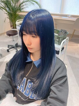 エミィ(emii.) ブリーチありＷカラー/ネイビーブルー