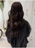 12334黒髪グレーアッシュ韓国風巻き姫カットレイヤーワンカール