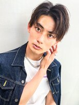 ヘアークリエイ トポライトウィロー 烏丸(Hair Create Polite willow) ワイルドセンターパート ツーブロック