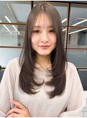 10代20代艶感前髪ワンカールサイドバングくびれヘア