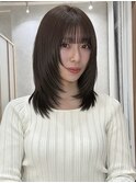 大人ミディアムレイヤー/顔周りレイヤー