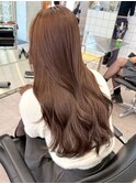 渋谷ミルクティーベージュハイトーンカラーヘーゼルベージュ30代