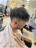 ショートツイストツーブロックツイストスパイラルスパイキー