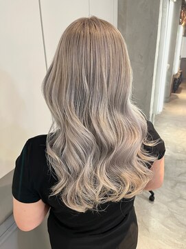 ラム(L'am) ロング/カラー/ハイトーン/ミルクティー/高松