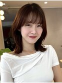 髪質改善＊チェリーブラウンミニウルフ＊美髪【Zina滋賀守山】