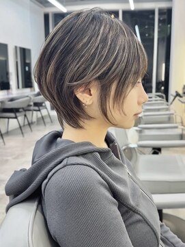 ダブルトーキョー シブヤ(W-TOKYO SHIBUYA) No Stylingでも可愛いショートボブウルフ　ショートボブ　ウルフ