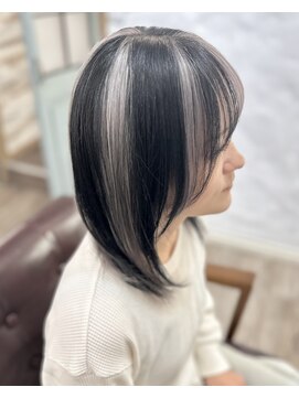 ラウラアンドロー(LAURA&RO) ダブルカラー/ケアブリーチ/インナーカラー/ベージュ【塚口】