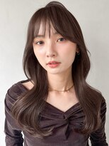 キリ 表参道(kyli)&nbsp;ダークアッシュナチュラルカール大人ガーリーセミディ美髪