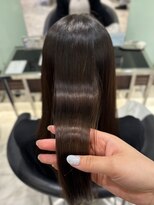 アピッシュ ギンザ(apish ginza) 艶髪ストレートパーマ×内部補修トリートメント