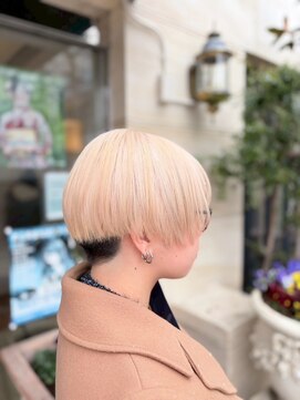 ピュア ポイント 和光店(PURE POINT) ホワイトブリーチ／ツーブロック