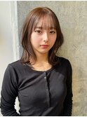 10代20代30代レイヤーカットブリーチ無しカラー透明感仙台韓国