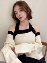 ゴカン バイ ジル ブラン 名古屋(Gokan by JIL BLAN)&nbsp;ハイライトバレイヤージュダブルカラーショートカット30代40代