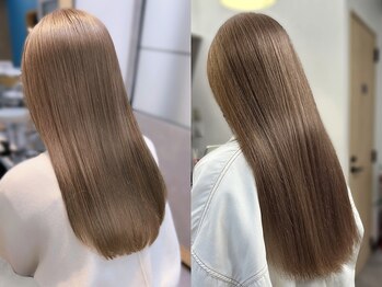 バイユアオウンフラワーズコロンカバ(buy your own flowers : kava)の写真/髪に潤いが欲しい大人女性から大好評の当店オリジナルの【髪質改善カラー】で求めていた艶髪に♪