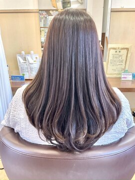 コアフィールフィス(COIFFURE fils) レイヤーカット 髪質改善トリートメント アッシュブラウン