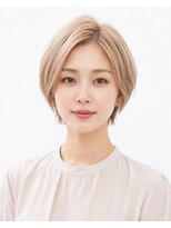 ツミカヘアーサロン(TSUMICA hair salon) 30代40代50代小顔丸みショートボブ