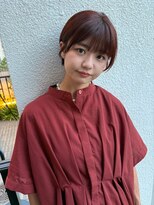 エン(en)&nbsp;ダークパープル/ナチュラルショート/ミルクブラウン/夏/松戸