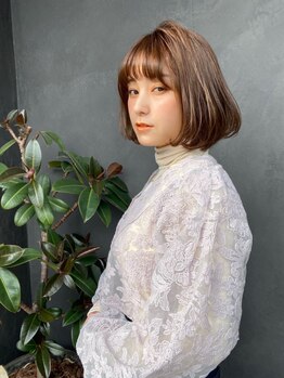 ナナ バイ ピケ(nana by pique)の写真/【浜松】白髪を隠さず魅せる白髪ぼかしハイライト◇髪質改善ケアで大人上品な透明感と艶髪へ♪