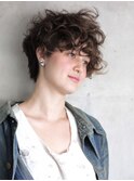 ナチュラル可愛いカールボブ!前髪&顔周りで見せる小顔カット。