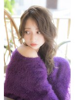 ミエルヘアーエスト 新宿店(mielhair est)&nbsp;ゆるふわパーマ×アッシュベージュ