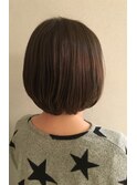 頭の形がきれいに見えるボブ 担当 伊原
