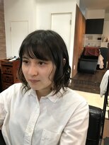 ソア フォー ヘアー(Soi for hair)&nbsp;大人ショートボブ ニュアンスパーマ 小顔 ウェーブ 抜け感