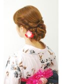 浴衣にも合う☆ねじりアレンジ《ヘアセット&着付 GEKKABIJIN》