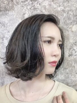 イエローコーン 金沢文庫店(YELLOW CORN) 黒髪グラマラスボブ