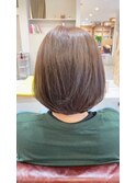 【ナチュラルボブ】×【グレージュ】×【20代30代】