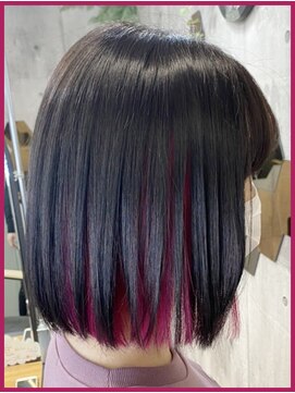 パレット 町田店(PALETTE) ブラックアンドピンクボブ 町田/町田駅/町田店