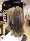 ベージュハイライトカラースタイル【延山styling】