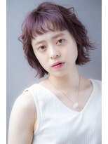 グルー(glue) オン眉小顔外ハネ無造作ボブ【二子玉川 glue】