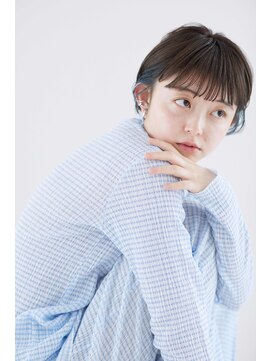 ナック ベース(knack base) ショートボブ×イヤリングカラー◎30代40代50代