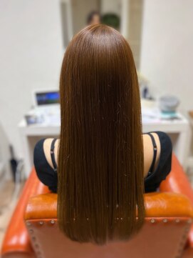 シエル 長岡市(ciel) スモーキーブラウン☆ロングローレイヤー