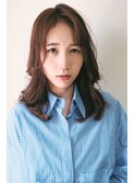 くびレイヤーグレージュカラーシルキーベージュ