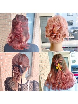 サロンドミルク 原宿(salon de MiLK) ヘアセット、ヘアアレンジ