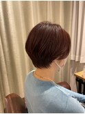 20代 30代 40代 ショート 小顔ヘルシースタイル グレーベージュ