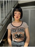 bibito ミニボブ ステップカット インナーカラー