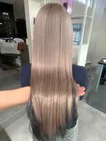 ベレーザ 渋谷(BELEZA)&nbsp;9503ミルクティーアッシュベージュハイトーンカラーワンホンヘア